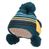 Kid's Striped Pocket Ski Beanie