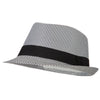 Kid's Striped Polyester Fedora Hat