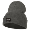 Papa Bear Embroidered Long Beanie