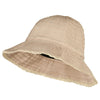 Girl's Crushable Fringed Bucket Hat