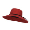 Wide Brim Poly Suede Hat