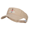 Queen Guard London Embroidered Pro Style Cotton Washed Visor