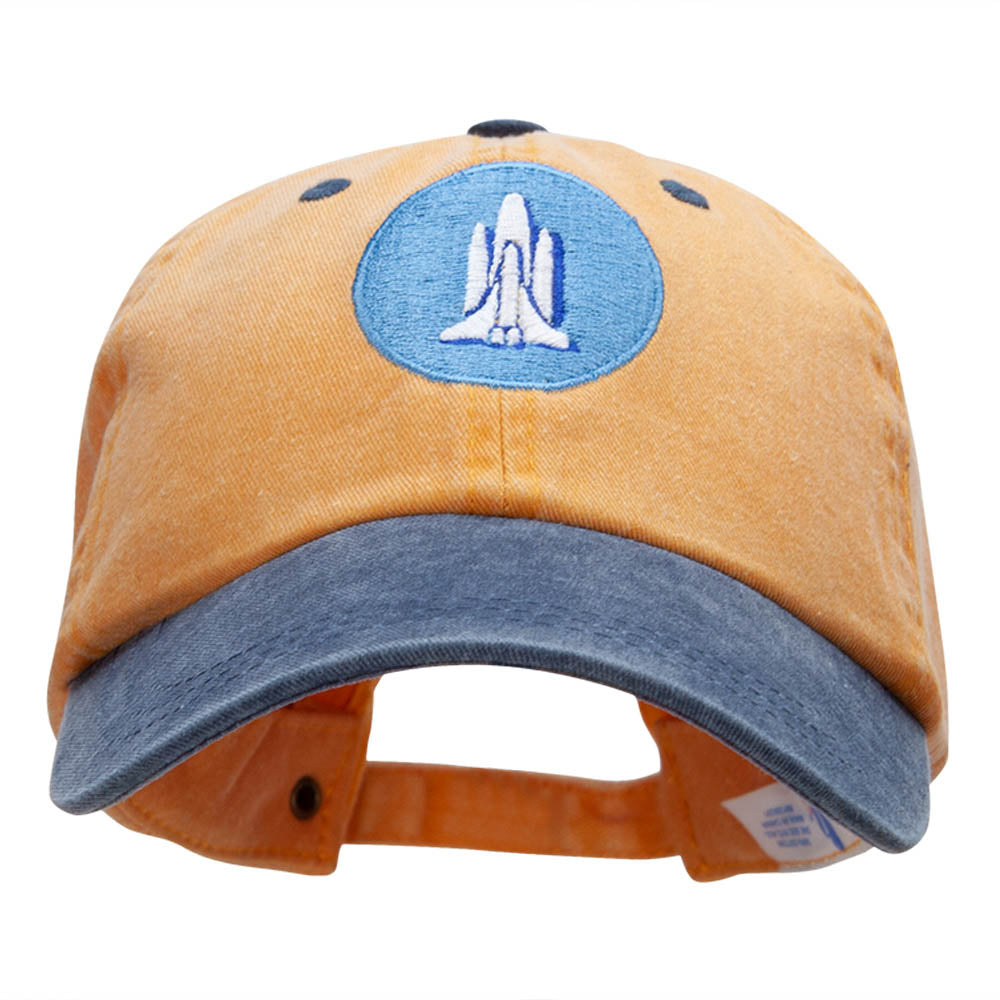 Rocket Insignia Embroidered Cotton Wash Cap | NASA Designed | e4Hats ...