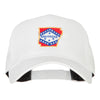 Arkansas State Map Flag Embroidered Solid Cotton Pro Cap