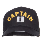 Captain Rank Logo Embroidered Cap
