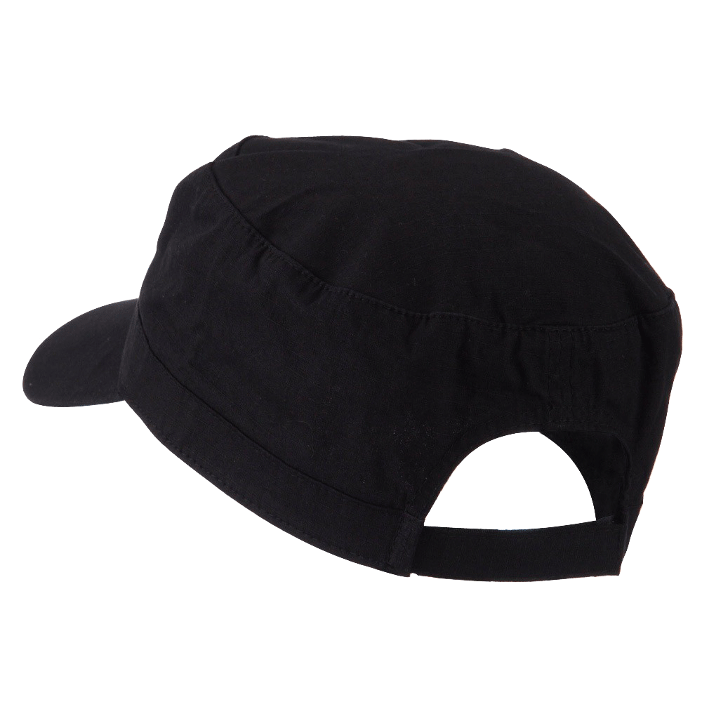 Cap With Big Rip Big Size Adjustable Cotton Ripstop Army Cap | Cadet Big Hat | e4Hats ...