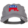 Republican Elephant USA Embroidered Unstructured Cap