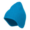 Rib Knit Ear Flap Beanie