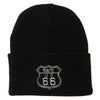 US Route 66 Embroidered Long Beanie