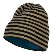 Reversible Striped Beanie