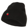 Mini Strawberry Embroidered Short Beanie