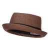 Solid Upbrim Pork Pie Fedora