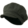 Men's Soft Brim Newsboy Cap with An Adjustable Size Buckle Closure