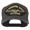 US Submarine Service Veteran Military Patched High Profile Cap