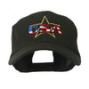 USA Logo with Star Embroidered Cap