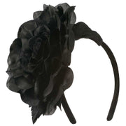 6 Inch Flower Satin Covered Headband