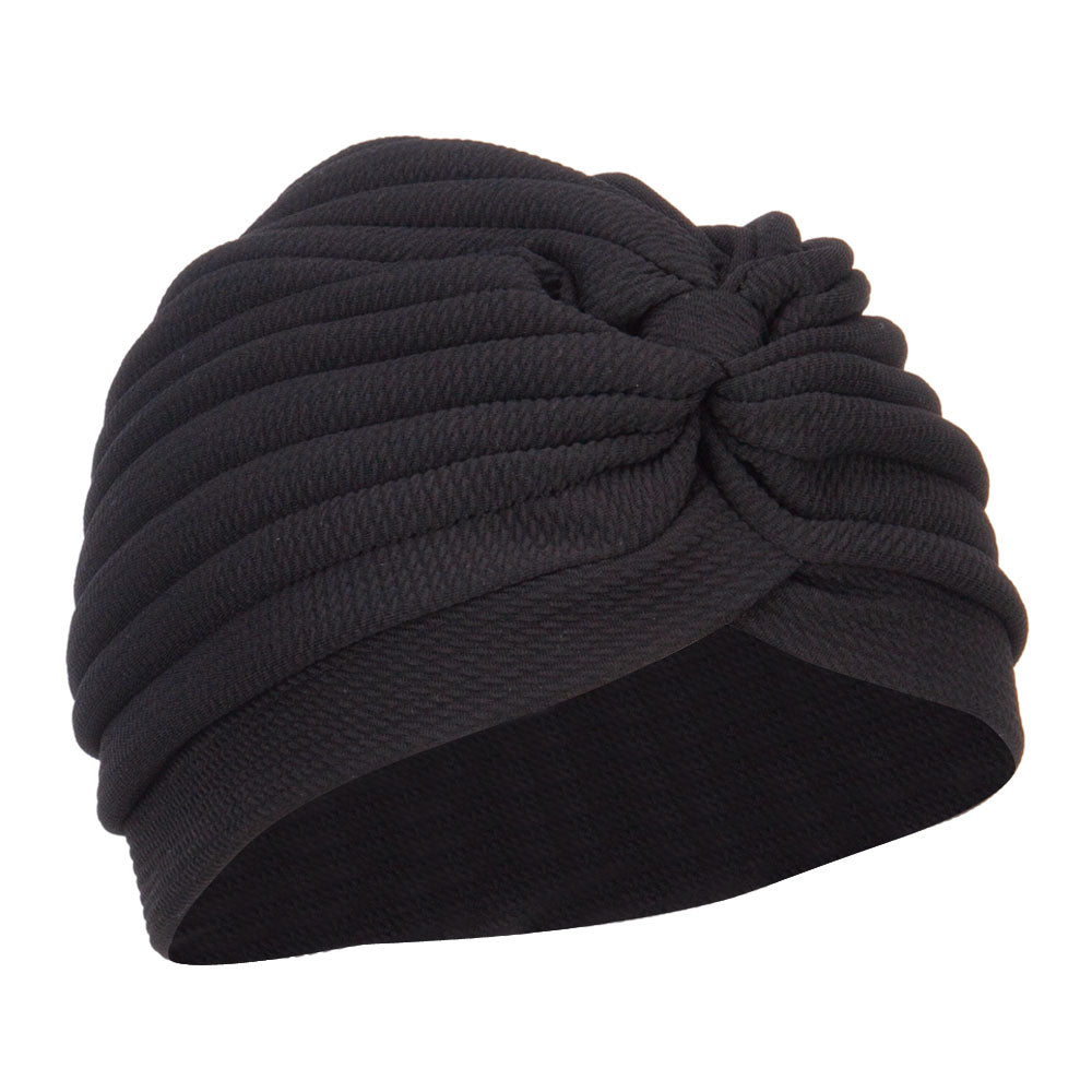LEILA TURBAN HAT, PreMade Turban Hat, Bow Turban Hat, Stretchy Turban Hat,  Ankara Turban Hat, African Turban Hat, StretchTaffeta, Sku TH1001