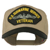 US Submarine Service Veteran Military Patched Two Tone High Cap