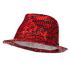 Sequin Zebra Fedora