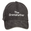 The Grandfather Embroidered Big Washed Cap