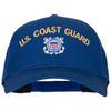 US Coast Guard Logo Embroidered Solid Cotton Pro Style Cap