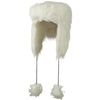 Woman's Faux Fur Pom Pom Trooper Hat