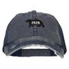 Papa Bear Embroidered Low Profile Cotton Mesh Cap