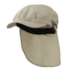 UV 50+ Talson Zippered Back Flap Ivy Cap