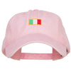 Mini Italy Flag Embroidered Washed Cap