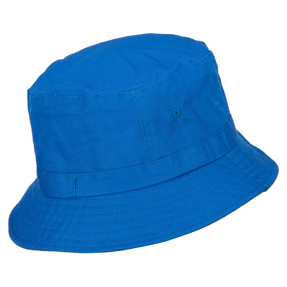 Plain Bucket Hat Military Specs Boonie Cap Wide Brim Thick 100% Cotton  Material