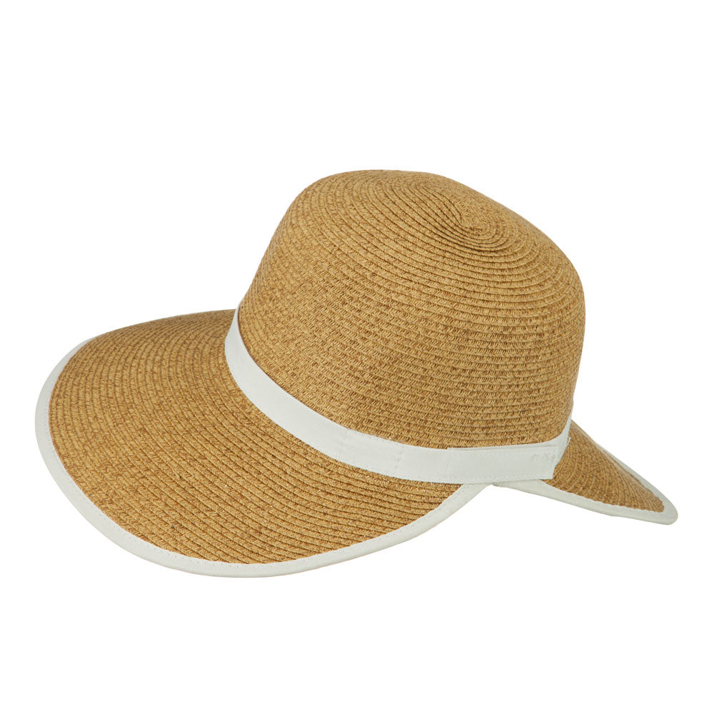 UPF 50+ Gardening Hat with Ribbon Trim Accent, UV Sun Block Hat