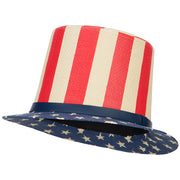 Uncle Sam USA Flag Designed Paper Straw Hat