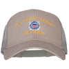US Coast Guard Retired Embroidered Solid Cotton Mesh Pro Cap