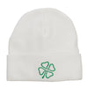 Irish Clover Embroidered Big Size Long Beanie