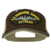 US Submarine Service Veteran Patched Big Size Washed Mesh Cap