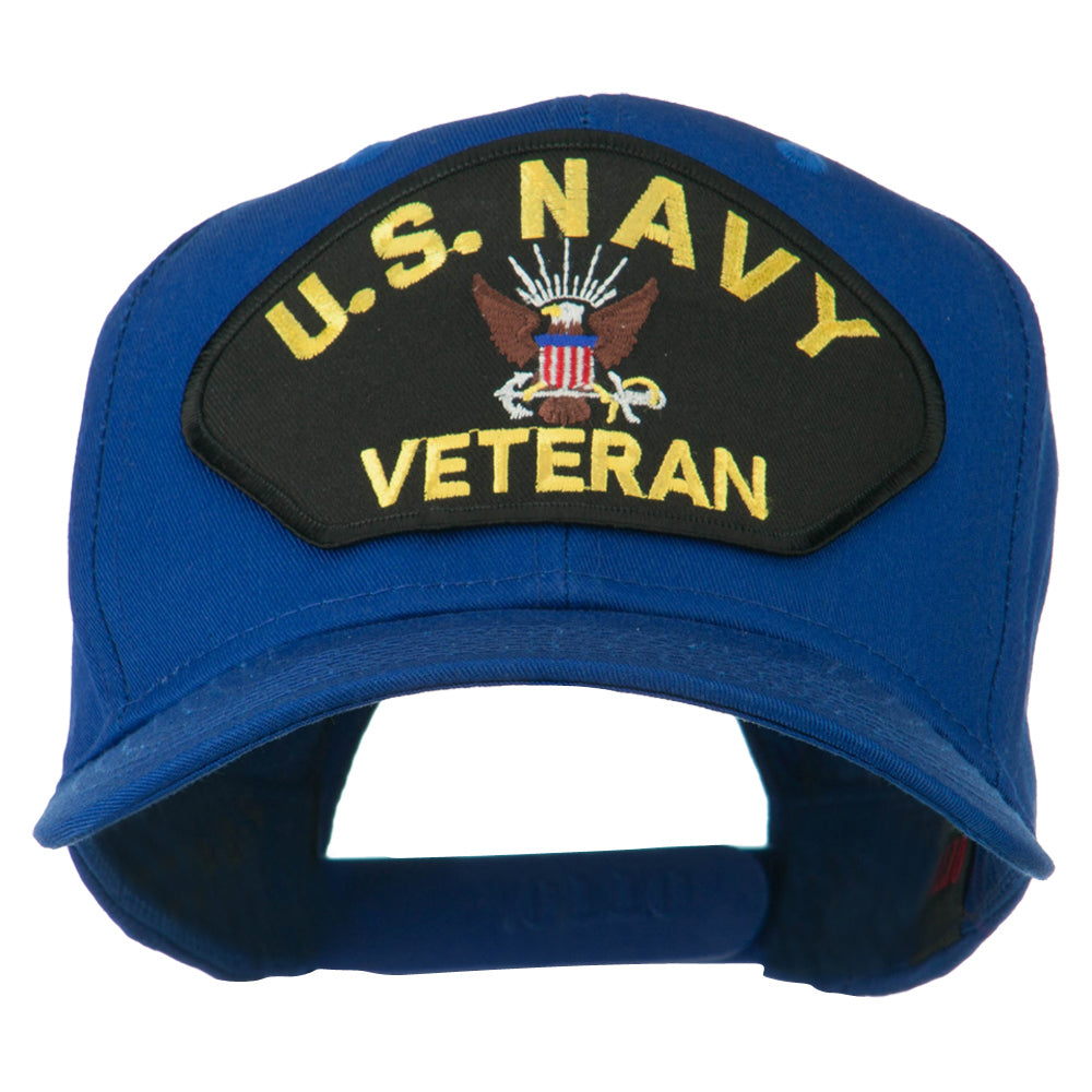 US Navy Veteran Military Patched High Profile Cap | Veterans/Retired ...