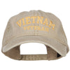 Vietnam Veteran Embroidered Washed Cap