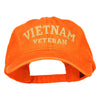 Vietnam Veteran Embroidered Washed Cap
