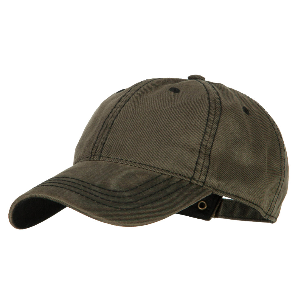 Washed Deluxe Unstructured Wax Cotton Cap | Solid Blank Cap | e4Hats ...