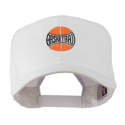 Basketball with Wording Inside Embroidered Cap Cap