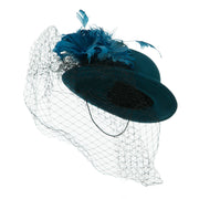 Mini Wool Bowler Fascinator