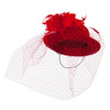 Mini Wool Bowler Fascinator