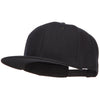 Wool Blend Flat Bill Snapback Cap