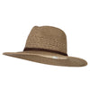 UPF 50+ Women's Paper Braid Brim Fedora Hat