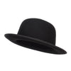 Wool Felt Bowler Wide Brim Hat
