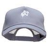Rugby Player Five Panels Pro Style Trucker Mesh Cap - Grey OSFM