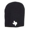 Texas Map Embroidered Big Short Beanie