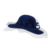 Wool Felt Floppy Hat with Net