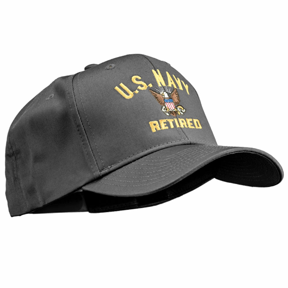 US Navy Retired Military Embroidered Cap | Veterans/Retired