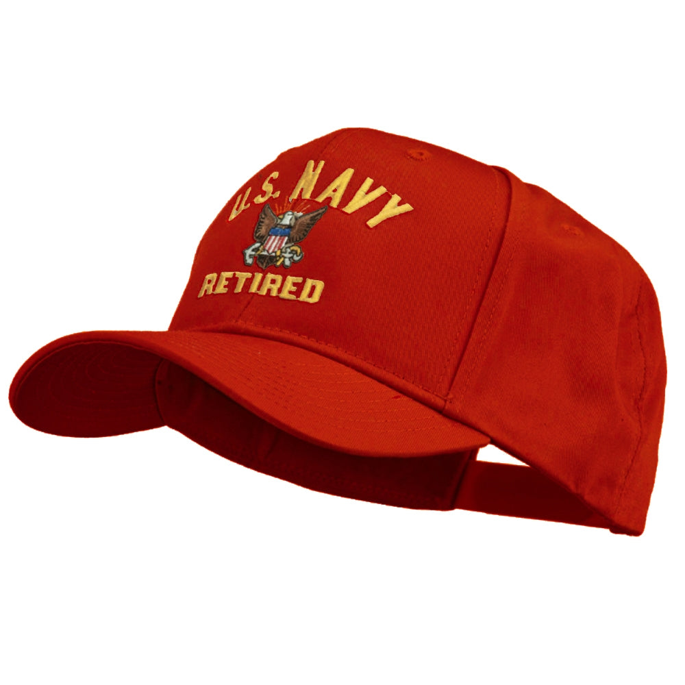 US Navy Retired Military Embroidered Cap | Veterans/Retired
